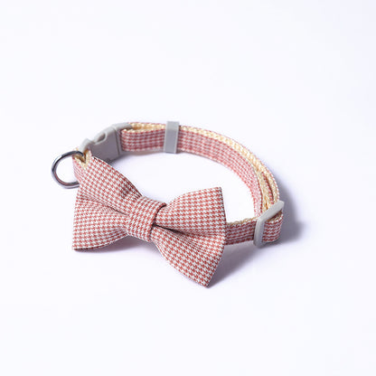 Adjustable Bow Cat Collar for Pets